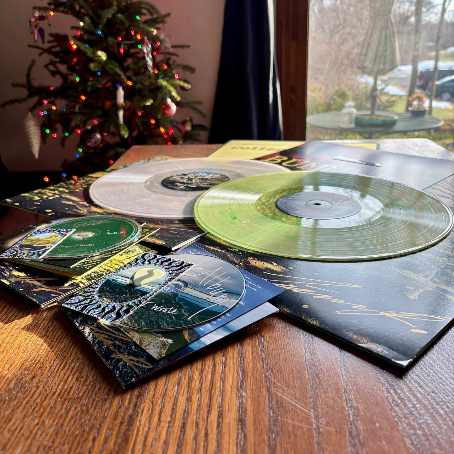 Signed Vinyl & CD Bundle: "College Songs" + Stickers + Poster + Downloads (+ Bonus "First Album" Signed CD)