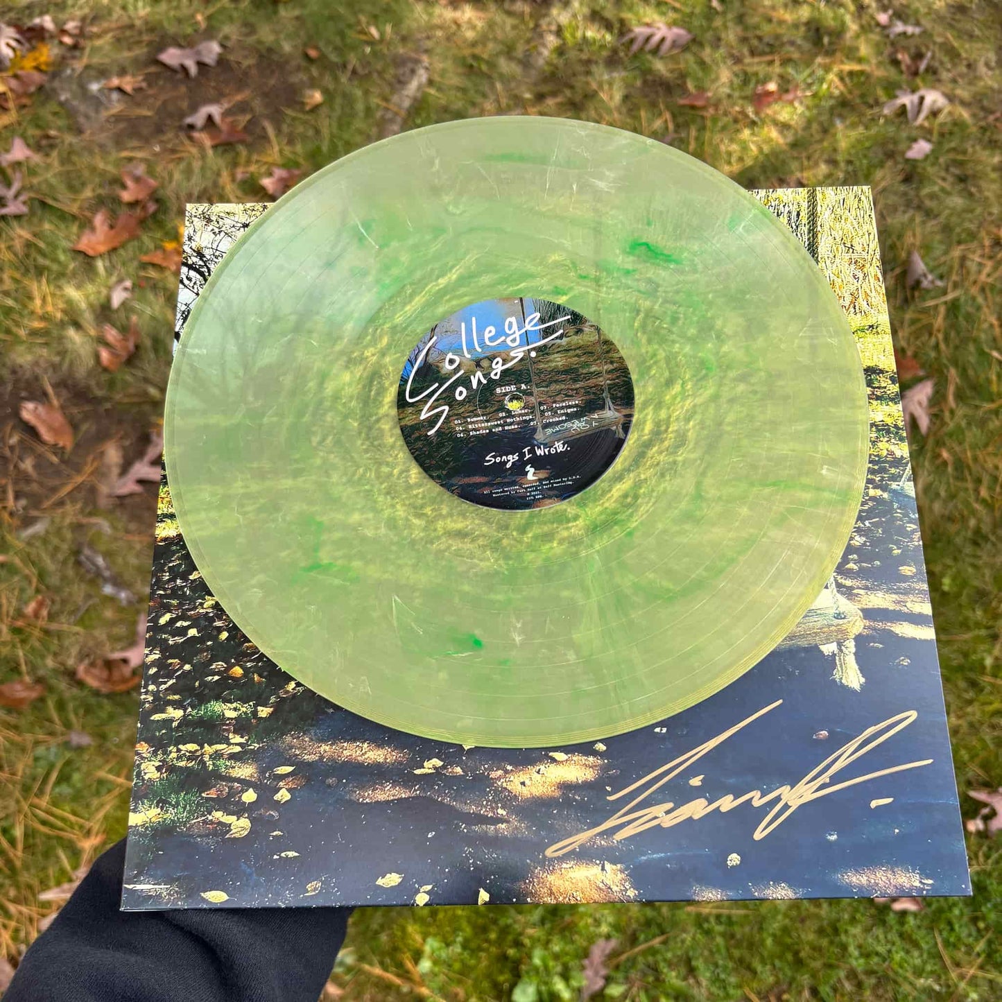 Signed Collector's Vinyl LP: "College Songs." (First Pressing)
